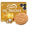 Gamesa Marias Doradas. Delicious Mexican Traditional Cracker Cookies. One Box with 6 packages. 513 Grams. Great for Lunch, Snack