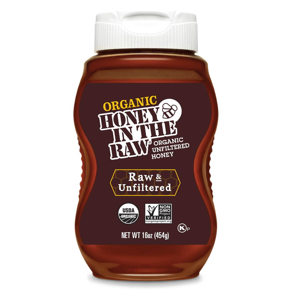 Organic Honey In The Raw, 16 Oz., Pure Raw Honey Sourced From Brazil, Hand Harvested And Unfiltered, Usda Organic, Non-Gmo Proje