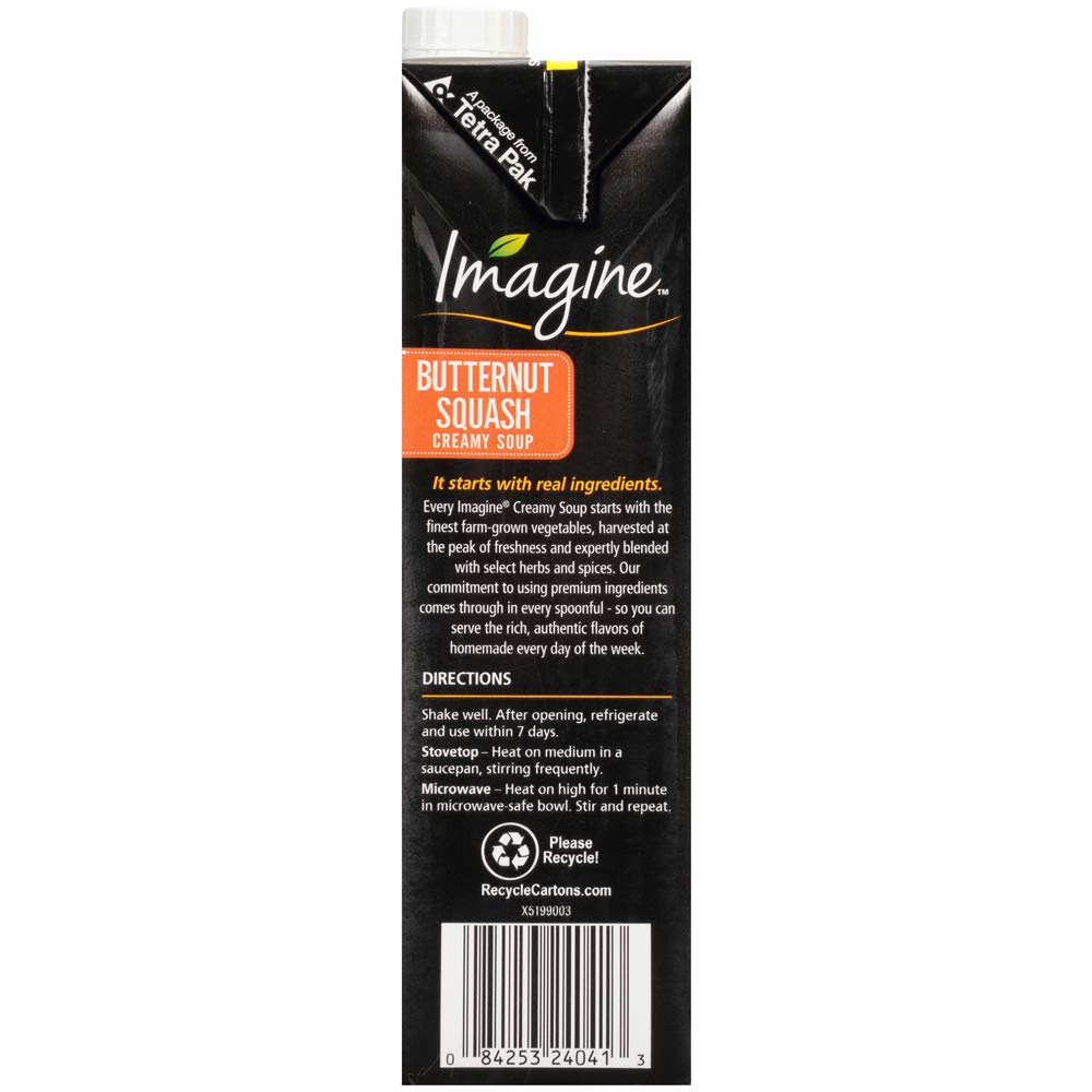 Imagine Organic Soup Creamy Butternut Squash 32 Fl Oz Pack of 1 M94061N