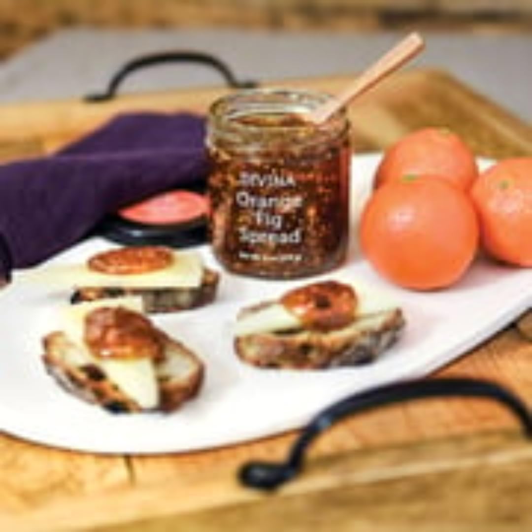 Divina Orange Fig Spread Jam, 9 Ounces (2-Pack)