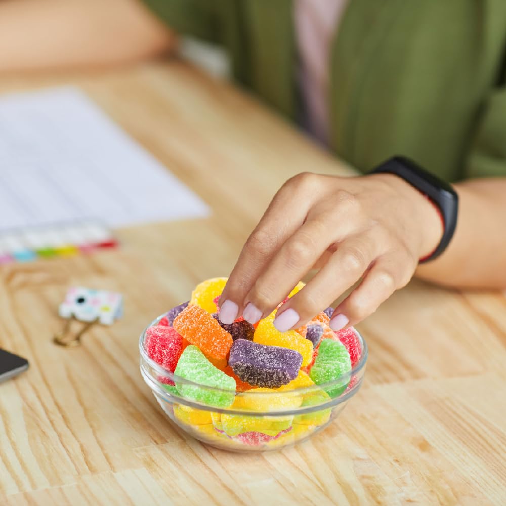 Fruit Slices Assorted Jelly Candy - Bulk 2 Pounds - Unwrapped, Sugar-Dusted Old-Fashioned Sweets