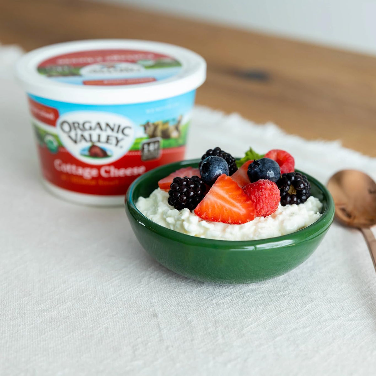 Organic Valley Organic Small Curd Cottage Cheese, 16 oz