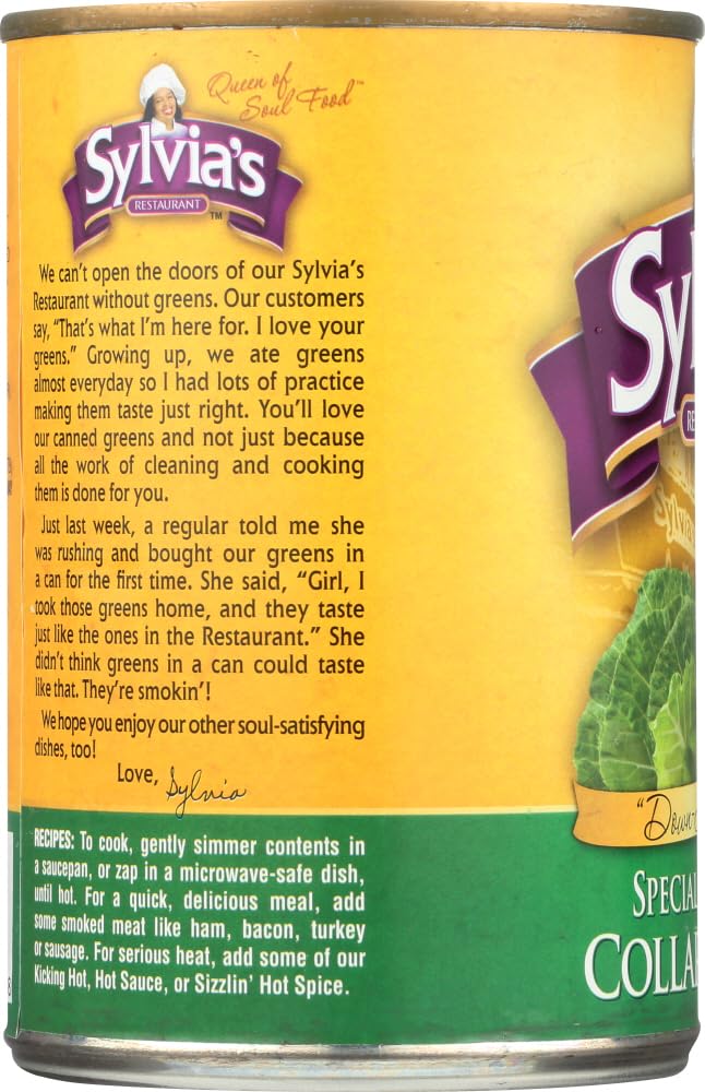 Sylvias Collard Greens, 14.5 Ounce (Pack of 2), Model B87119