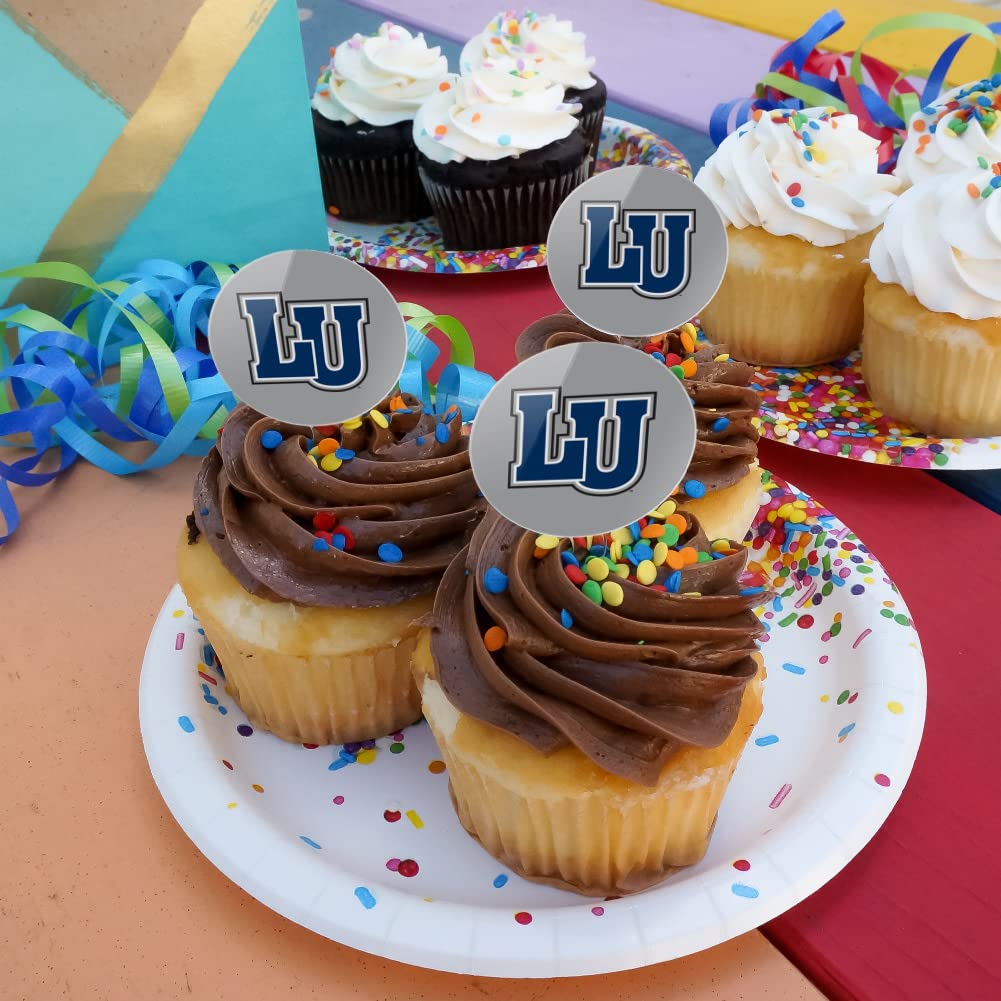 Lincoln University (Mo) Secondary Logo Cupcake Picks Toppers Decoration Set Of 6