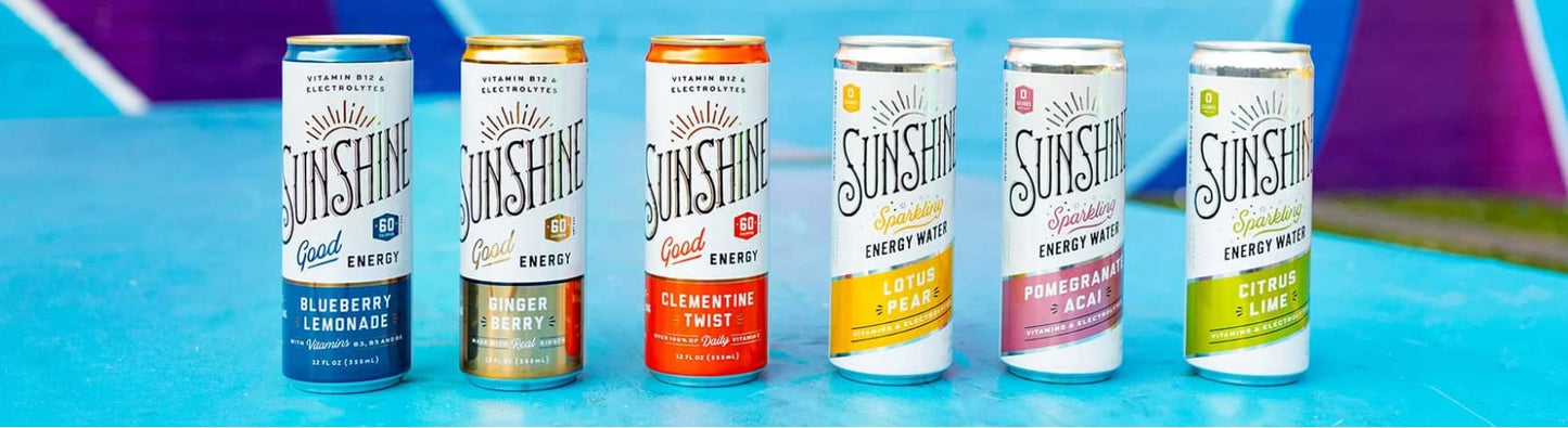 Sunshine Beverages - Soda Bluberry Lemonade - Case of 12-12 FZ (12x12 FZ)