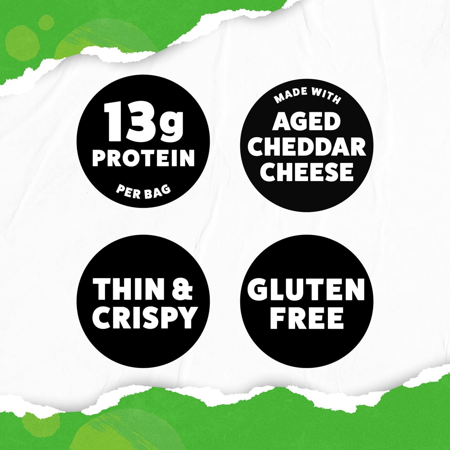 WILDE Protein Chips Spicy Queso, Thin and Crispy High Protein Snacks, Keto Friendly, Low Carb Chips, Real Ingredients, 1.34oz (P