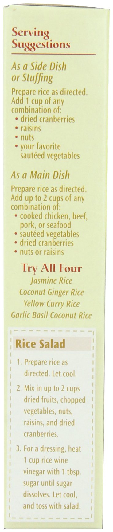 A Taste of Thai Coconut Ginger Jasmine Rice, 7-Ounce Boxes (Pack of 6)