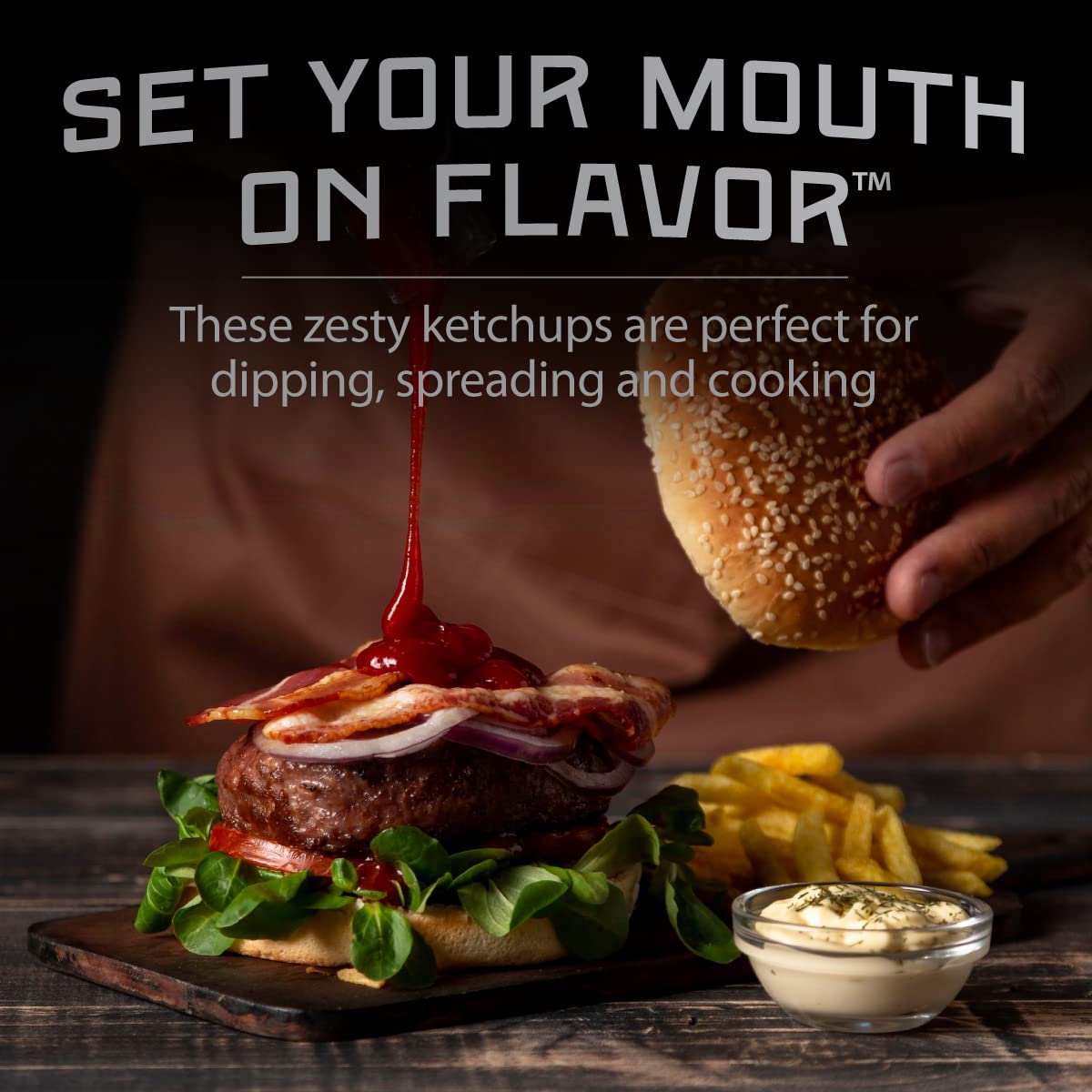 Melindas Inspired by Fire Spicy Ketchup Collection - Gourmet Variety Pack with Real Sugar, No High Fructose Corn Syrup - Include