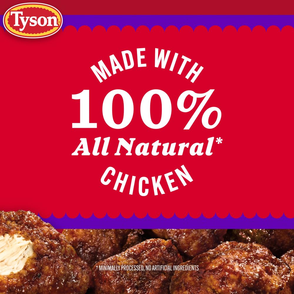 Tyson Anytizers, Sweet BBQ Boneless Chicken Bites, 24 Ounce.