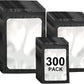 300 Pack 3 Sizes Resealable Mylar Bags Food Storage Smell Proof Bags With Front Window Packaging Pouch For Sample Snack Cookies 