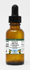 Fennel & Wild Yam Combination Glycerite Liquid Extract (1:5) - Mint Flavored (1 oz, ZIN: 522456)