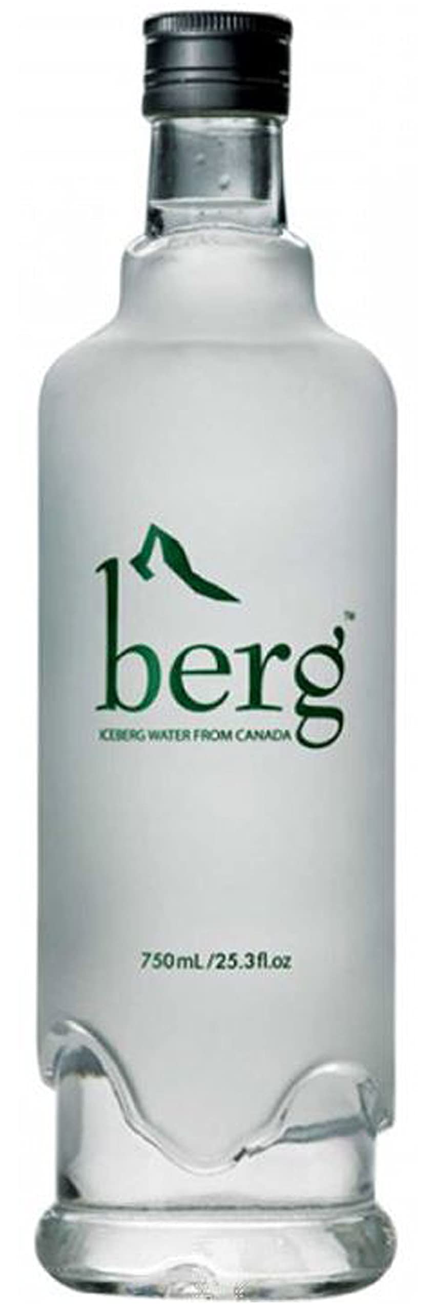 Berg Water Sourced From Icebergs 25.36Oz (One 750Ml Glass Bottle)