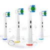 Replacement Toothbrush Heads Compatible With Braun Electric Toothbrushes, 4Pcs, Small Round Brush Head For Oral B Rechargeable T