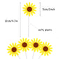 Diyasy Sunflower Cupcake Toppers,30 Pcs Sunflower Cake Topper Kit For Sunflower Birthday Party Decorations Supplies