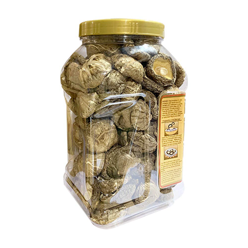 FUYUKI Dried Shiitake Mushrooms, Premium Grade AAA, 16 oz, Natural, Dehydrated, 1 Pound