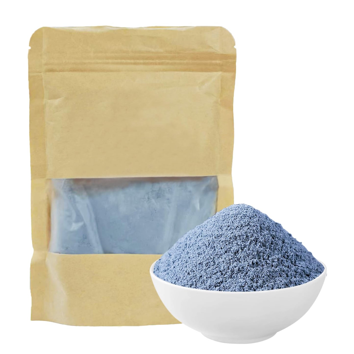 JTEDZI Butterfly Pea Flower Powder 3.5 Oz (100g) - Natural Blue & Purple Food Coloring - Blue Matcha Powder for Drinks, Baking, 