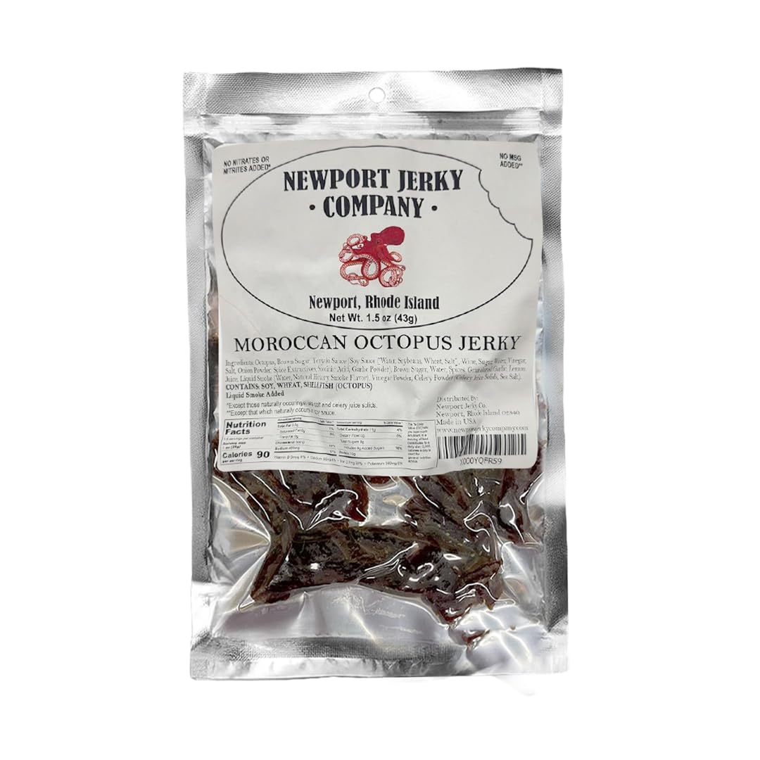 Newport Jerky Company Moroccan Octopus Jerky