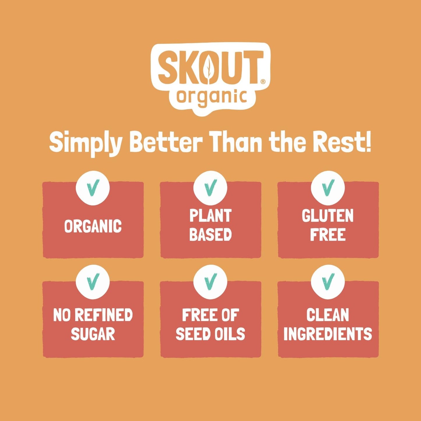 Skout Organic Raspberry Rush Kids Snack Bars (18 Pack) | Organic Kids Snack Bars | Plant-Based Nutrition, No Refined Sugar | Veg