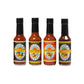 Daves Gourmet Insanity Super Hot Sauce Variety 4-Pack - Carolina Reaper, Ghost Pepper, Scorpion - 5oz Bottles - Vegan, Gluten-Free