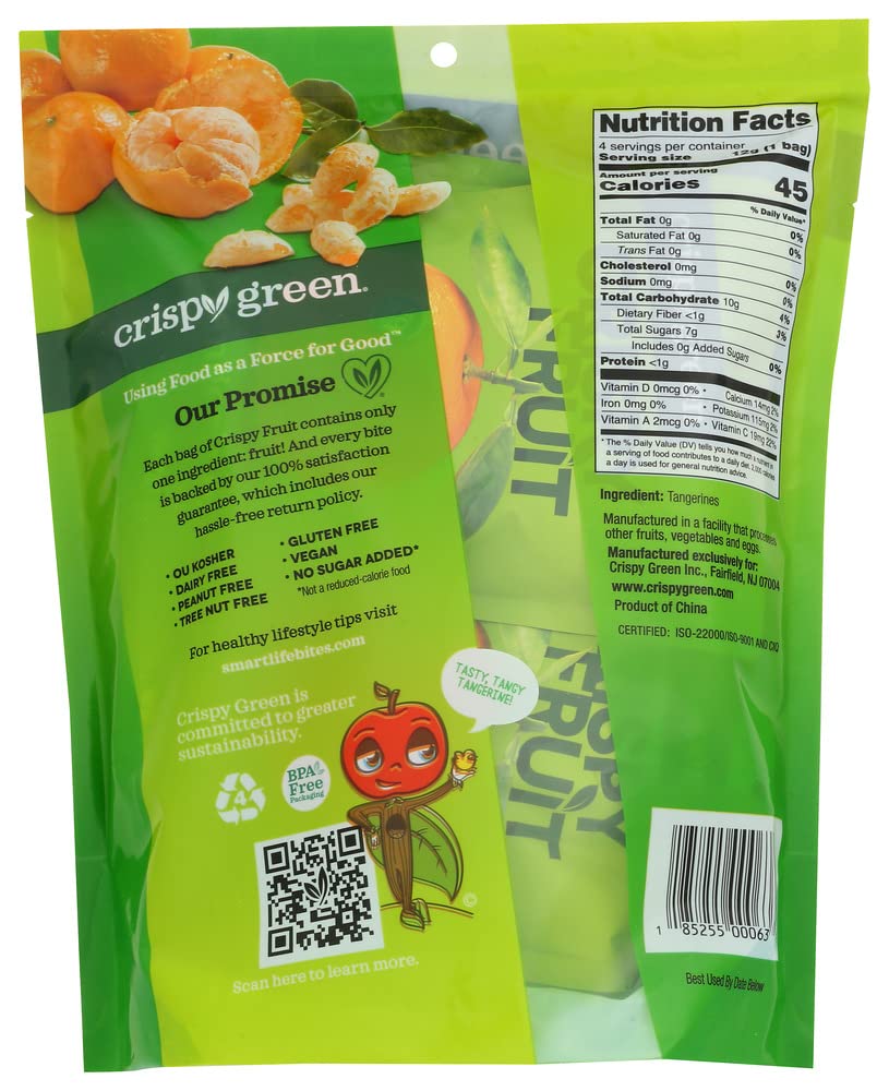 CRISPY GREEN Freeze Dried Tangerine, 1.69 OZ