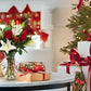 Benchmark Bouquets, Red Elegance, Glass Vase Included, Gift Fresh Flowers for Birthday, Anniversary, Get Well, Sympathy, Congrat