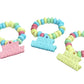 Happy Birthday Candy - 24 Individually Wrapped Bulk Candy Bracelets - Great For Birthday Party Favor Candy - Goodie Bags For Kid