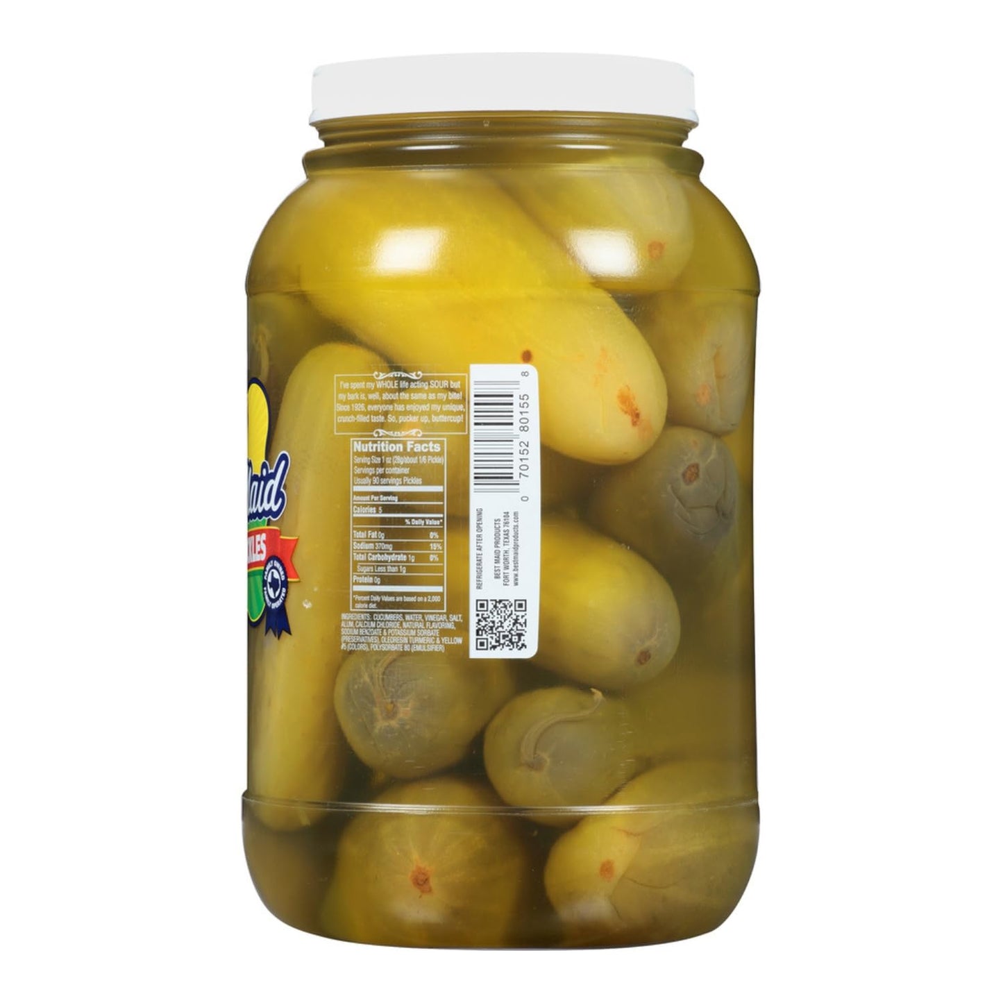 Sour Pickles 1 Gallon (1 Pack)