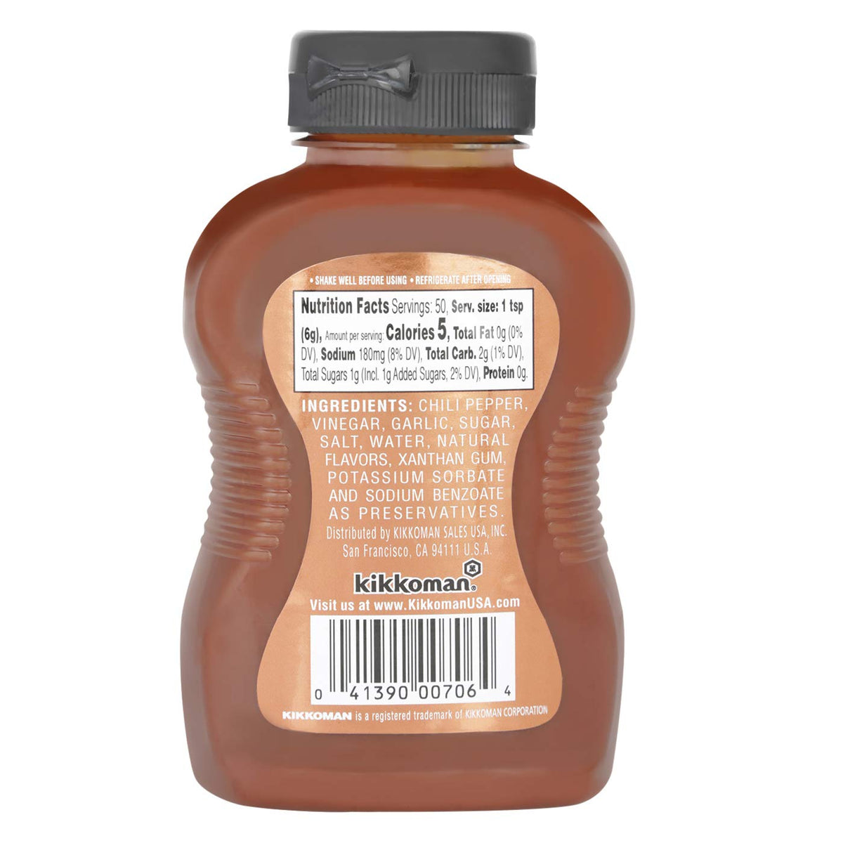 Kikkoman Hot Sriracha Chili Sauce, 10.6 Ounce