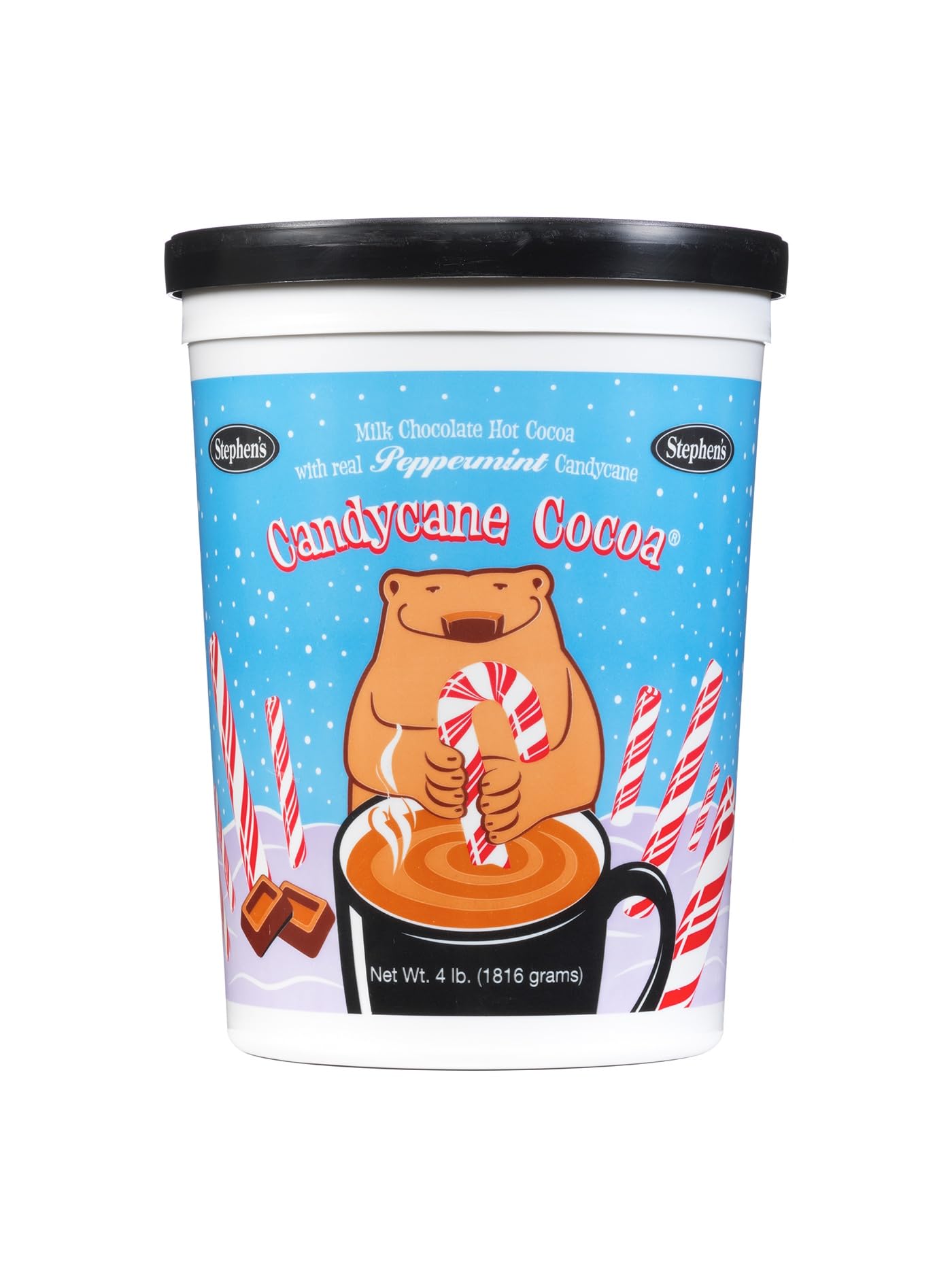 Stephens Gourmet Cocoa (Candy Cane 4lb canister)