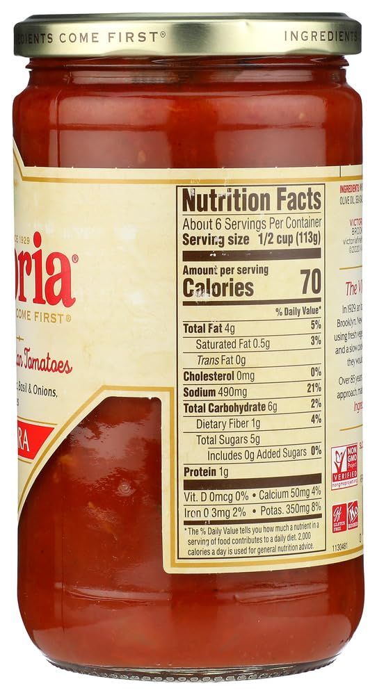 Victoria Sauce Marinara, 24 Oz