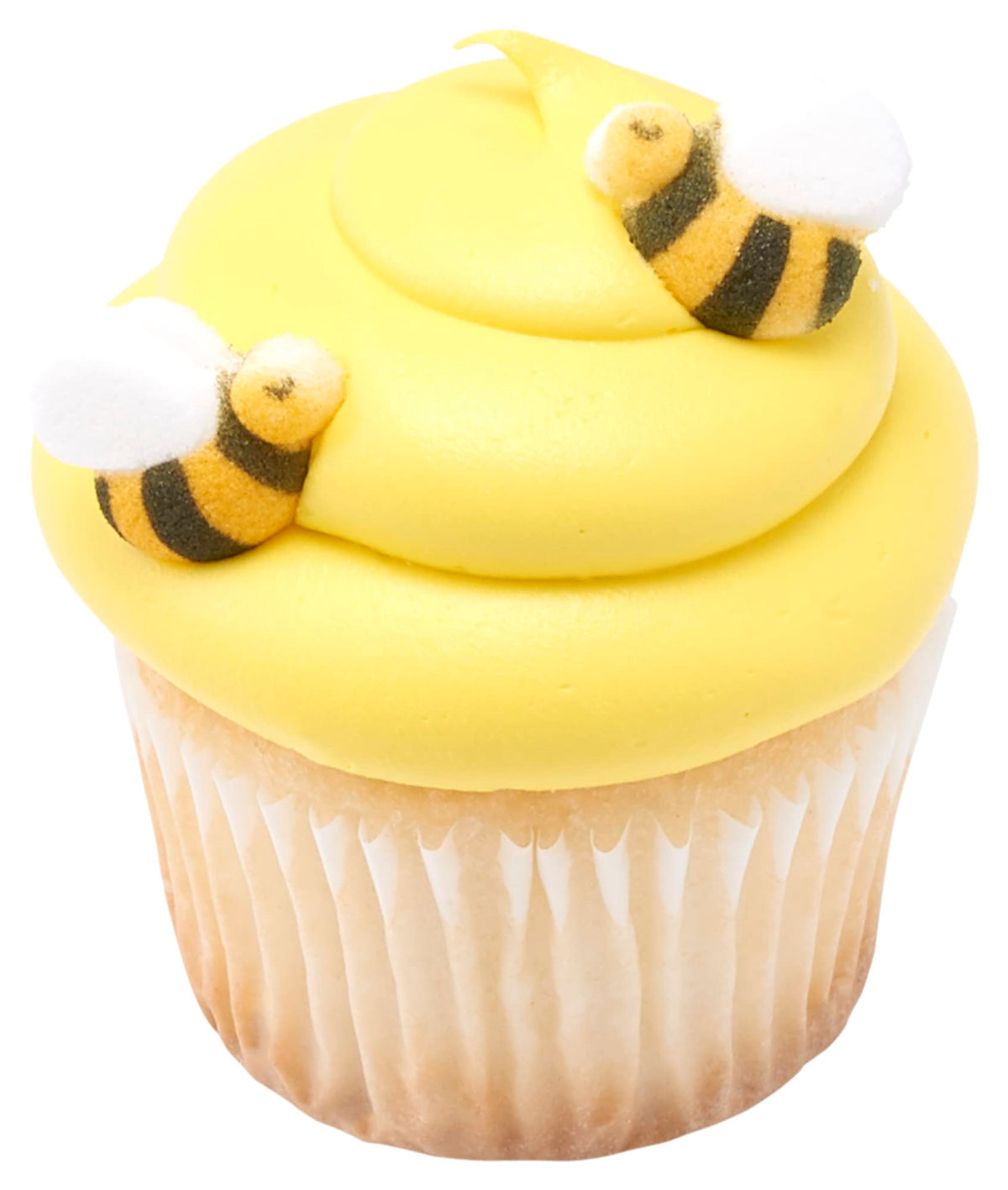Lucks Dec-Ons Decorations Molded Sugar/Cup-Cake Topper, Bumble Bees Assortment, 1 Inch, 176 Count