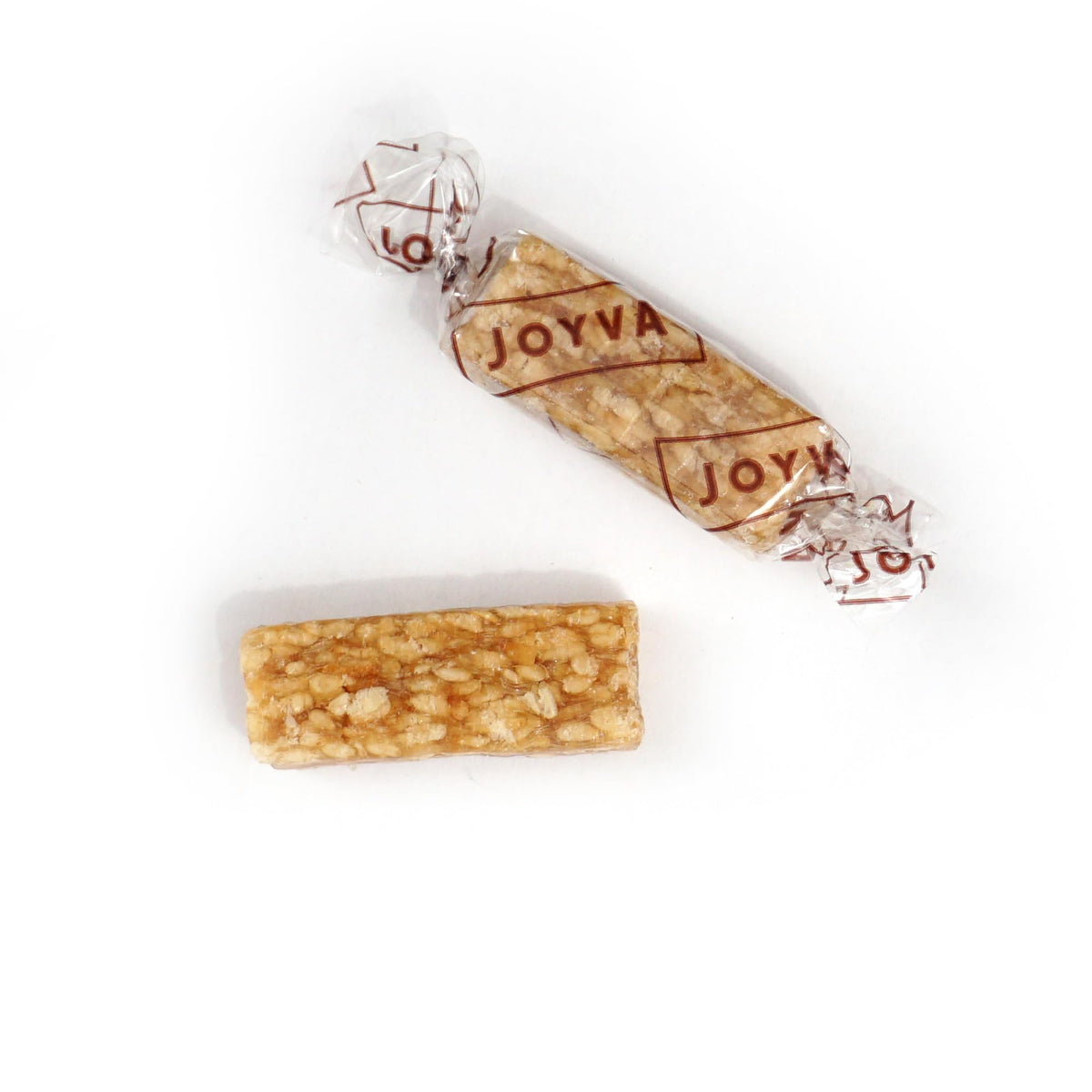 Sesame Crunch Bars, 1 Pound Bulk Bag, Honey Sesame Individually Wrapped Candy Bars, The Hampton Popcorn & Candy Company