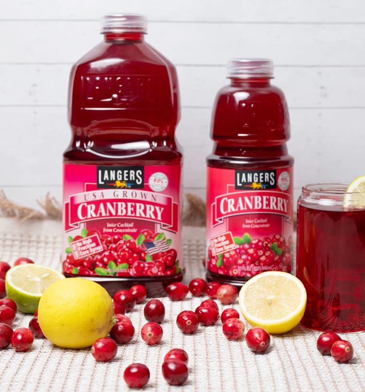 Langers Cranberry Juice Cocktail  32 Fl Oz (Pack of 12)