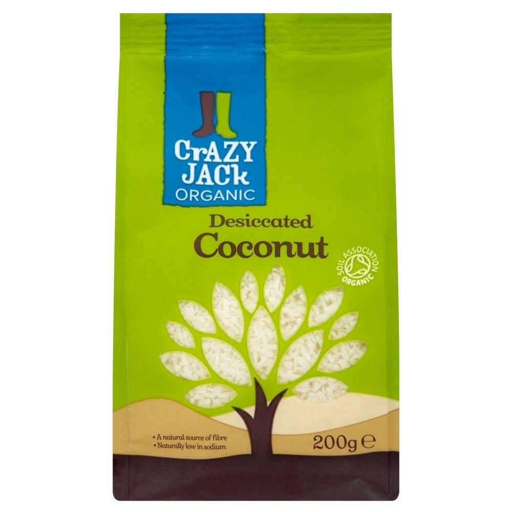 Crazy Jack Organic Desiccated Coconut (200g)