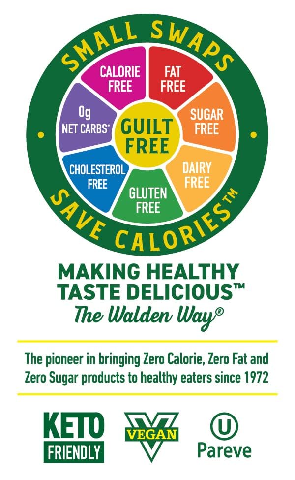 Walden Farms Caramel (2 Bottles) Syrup, Sugar Free, Calorie Free, Fat Free, Carb Free, Gluten Free (24 Oz) By Walden Farms