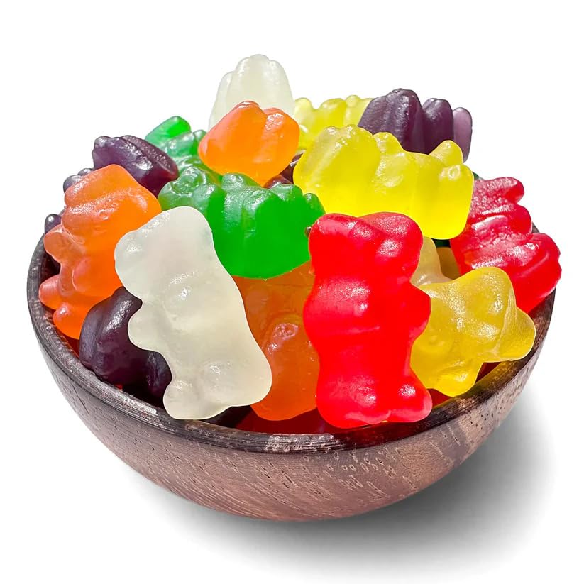 Ny Spice Shop Assorted Sugar Free Gummy Bears Bulk - 8 Ounce Gummies Bears Candy - Gummies Fruit Snacks - Chewy Candy - Flavor Gummy Candies - Gummi Bears Gift For All Occasions