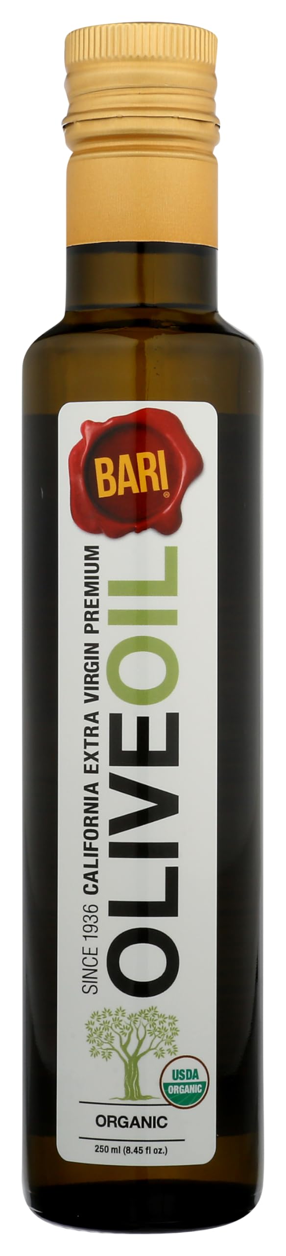 Bari Oil Olive Extra Virgin Organic, 250 ml