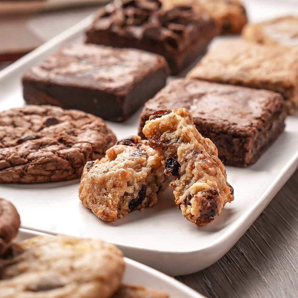 Broadway Basketeers Cookies Gift Baskets For Delivery Fresh Baked Gourmet Cookies And Brownies, Individually Wrapped Edible Care Package For Mom, Grandpa, Families, Holiday Gifts, Christmas, Coworkers