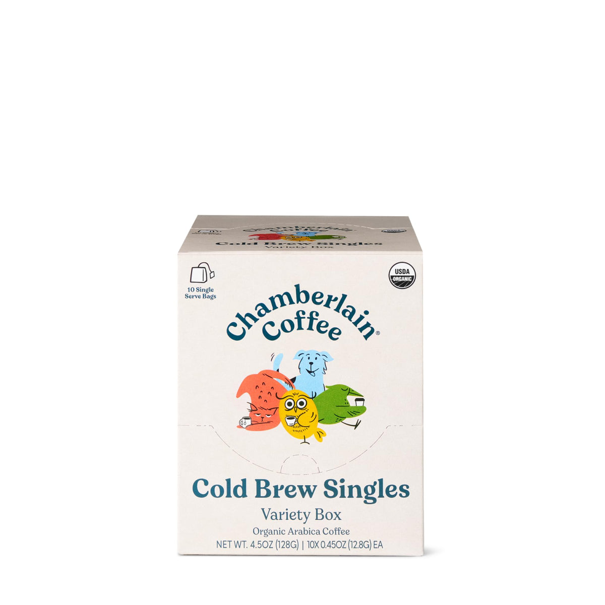 Chamberlain Coffee - Coffee Organic Step Drip Variety Box 10 Pack - Case Of 12-5 Ounces