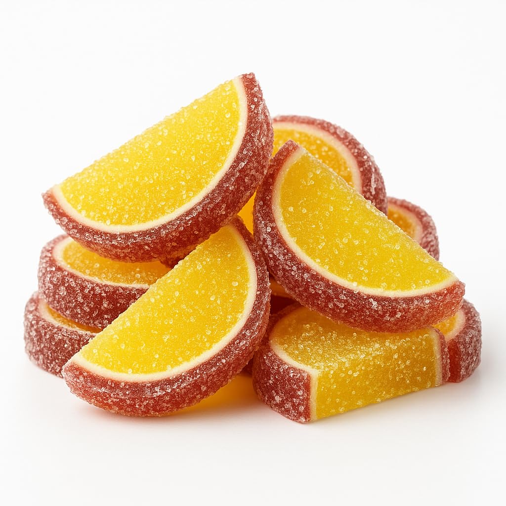 Snack Attack Gummy Candy Pineapple Fruit Slices Chewy Treats 1lb Bag