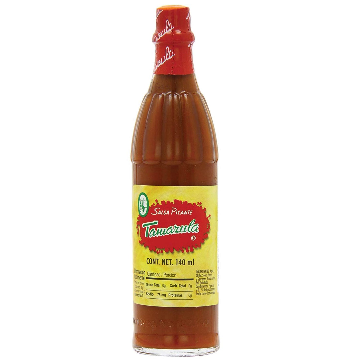 ValentinA Tamazula Red Hot Sauce All Natural, Gluten Free, Vegan, 4.73 Fl Oz (Pack of 5)
