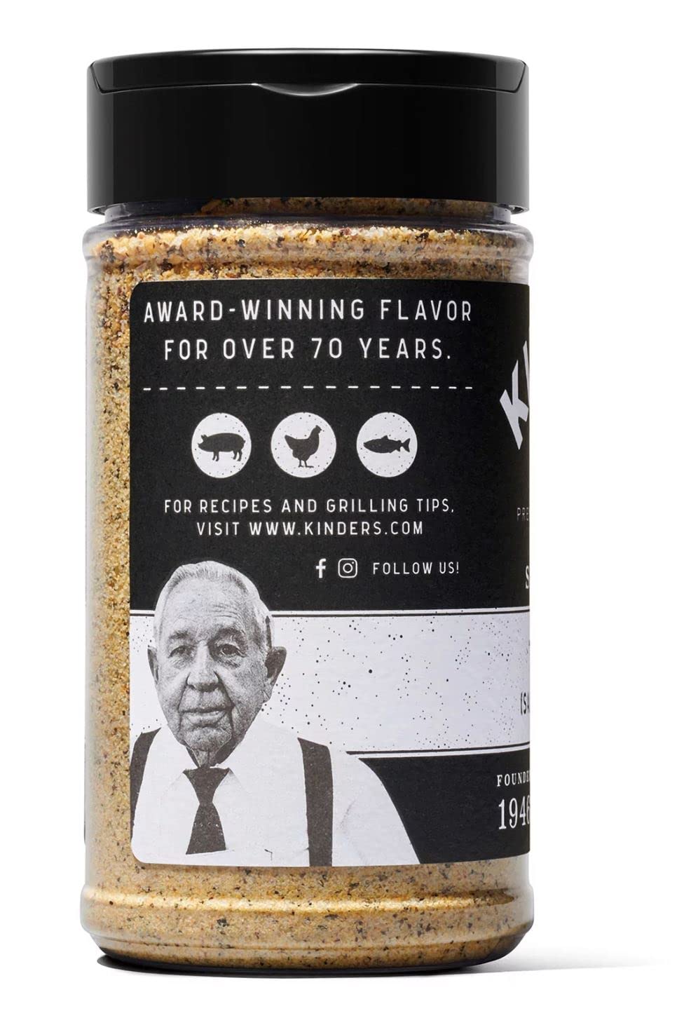 KINDER'S The Blend Seasoning Salt, Pepper & Garlic - 10.5 oz Gourmet Spice Mix for Flavorful Cooking