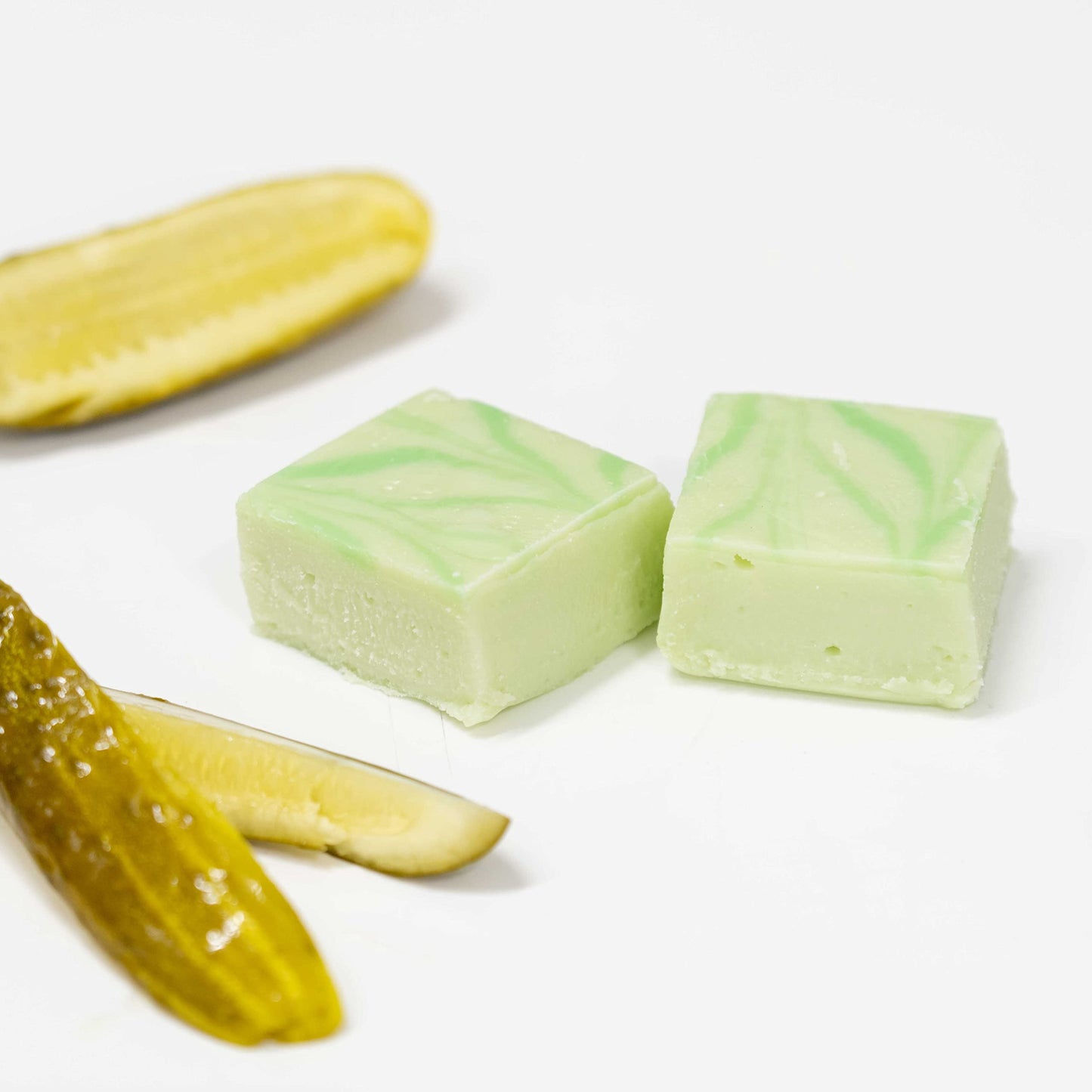 Valley Fudge Dill Pickle Artisan Fudge, Real Butter, Half Pound Package