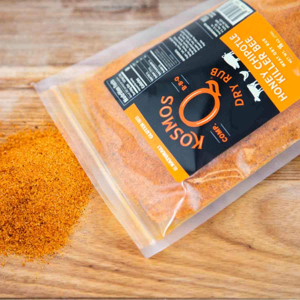Kosmos Q Honey Chipotle Killer Bee Bbq Rub, 16 Oz