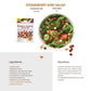 Salad Pizazz! Dried Strawberry Flavored Cranberries & Honey Roasted Pecans, Walnuts & Almonds Salad Topper - 3.75 Ounce (Pack of