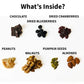 Brain Booster Nut Seed And Fruit Mix - Walnuts, Almonds, Peanuts And A Touch Of Sweetness From Dried Cranberries, Blueberries, And Chocolate. (1.75 Pound Bag)