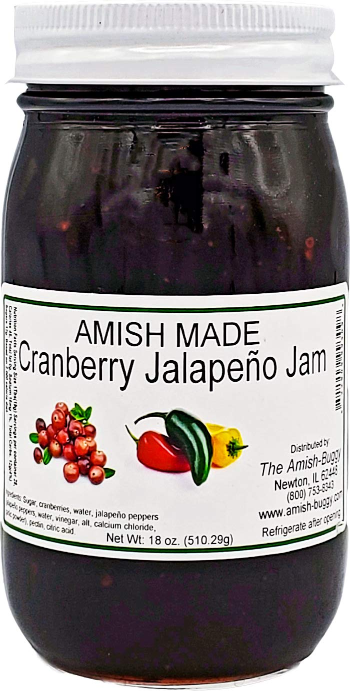 Amish Jam - Two 16 Oz Jars (Cranberry Jalapeno)