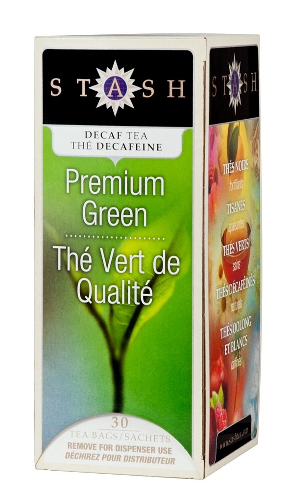 Stash Premium Decaf Green Tea Bags, 30 Count Box, Model 51590