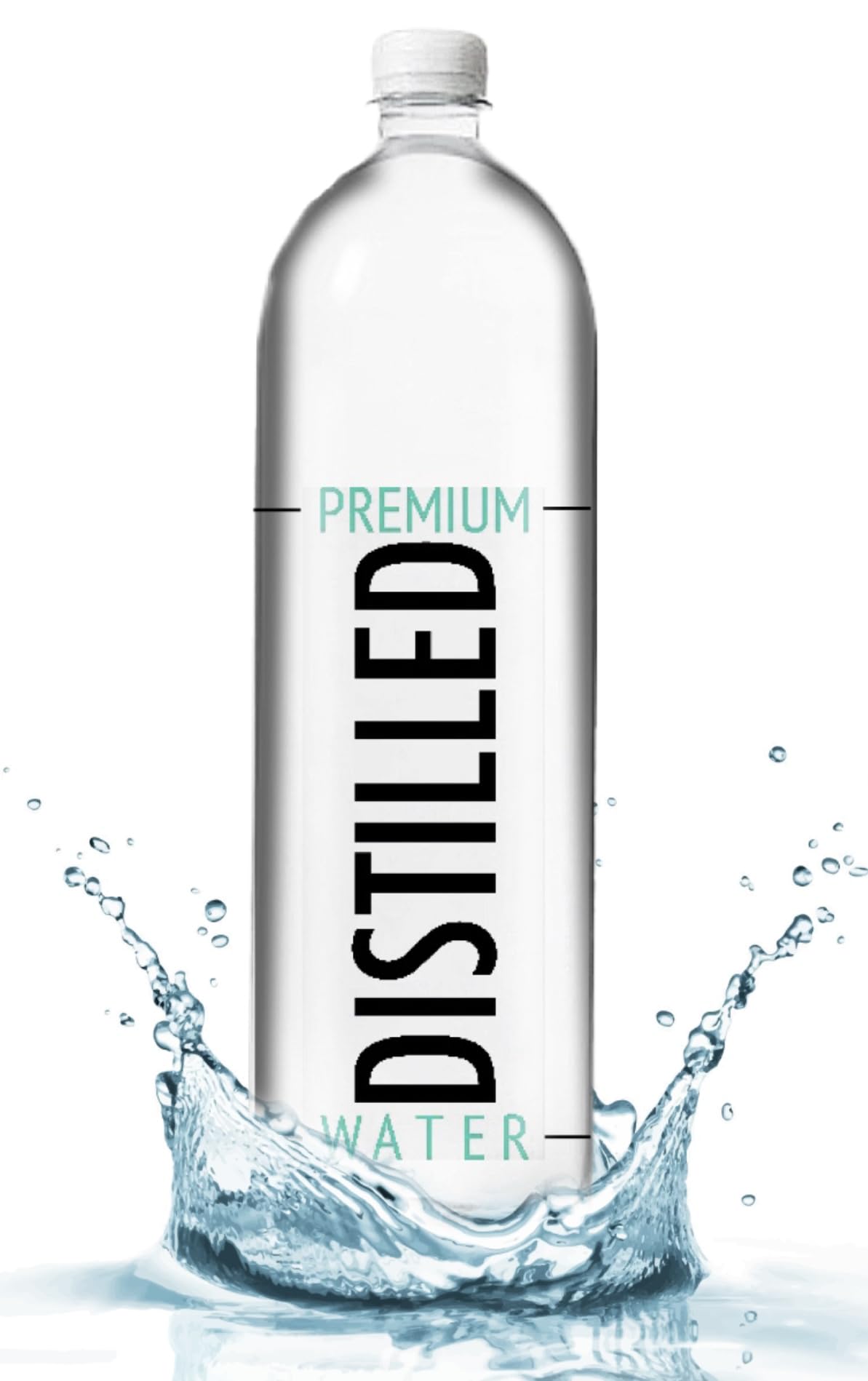 Premium Distilled Water | 1.5 Liter Bottles | Pack of 12 | Clear, Pure, Multi-Purpose