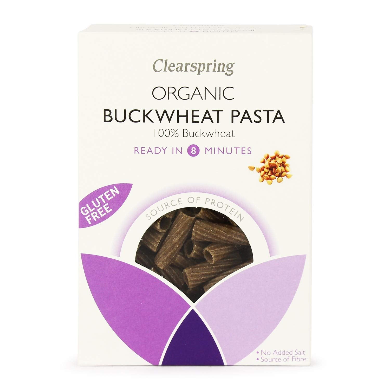 Clearspring Organic Gluten Free Buckwheat Tortiglioni Pasta 250g